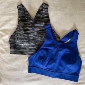 Set of Two Lululemon Fast and Free Sports Bras